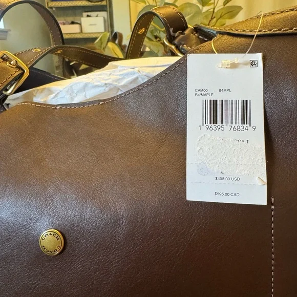 Coach Gramercy Tote Bag in maple - Picture 3 of 9